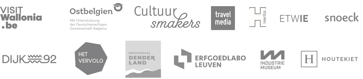 Logo's van partners van Tijdreizen